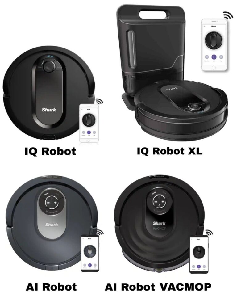 compare shark robot models